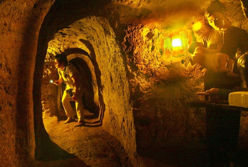 Vinh Moc Tunnels in vietnam country